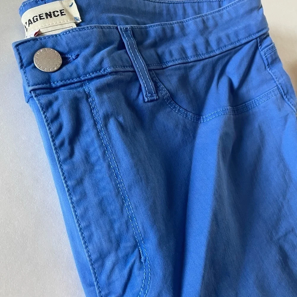 L’AGENCE Margot Skinny High Rise in Harbor Blue